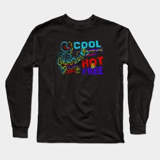 Cool, Hot & Free Music Theme Long Sleeve T-Shirt